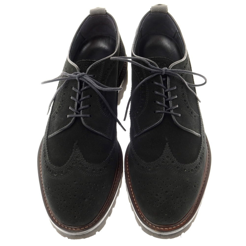 [Used] Double H WH Suede Wingtip Dress Shoes Black [Size 6] [BLK] [S/S/A/W] [Condition Rank B] ​​[Men&