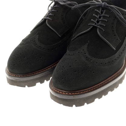 [Used] Double H WH Suede Wingtip Dress Shoes Black [Size 6] [BLK] [S/S/A/W] [Condition Rank B] ​​[Men&