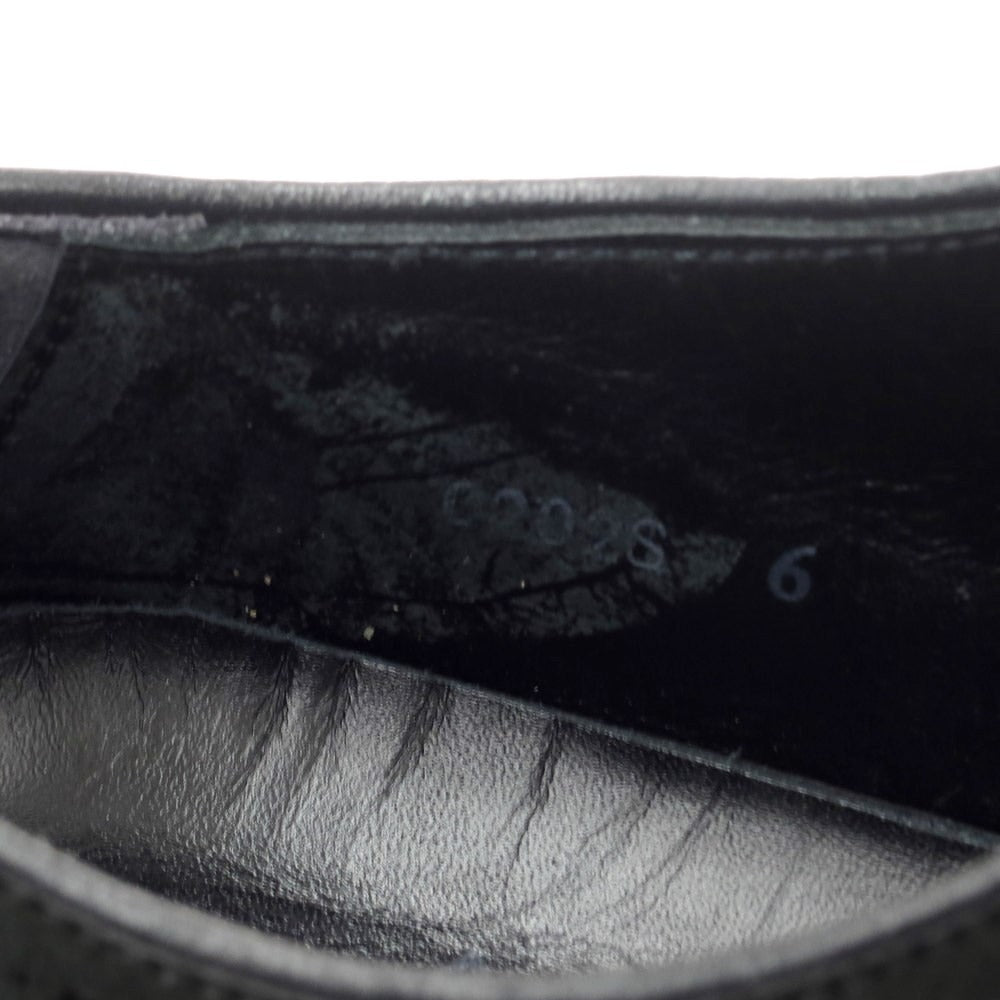 [Used] Double H WH Suede Wingtip Dress Shoes Black [Size 6] [BLK] [S/S/A/W] [Condition Rank B] ​​[Men&