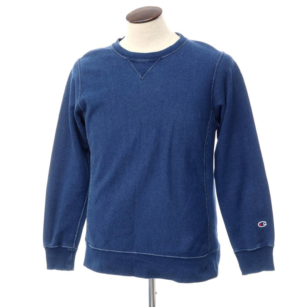 [Used] Champion Cotton Pile Crew Neck Sweatshirt Navy [Size L] [NVY] [A/W] [Condition Rank B] ​​[Men&