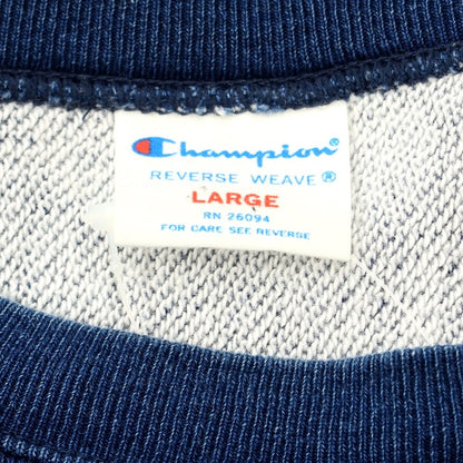 [Used] Champion Cotton Pile Crew Neck Sweatshirt Navy [Size L] [NVY] [A/W] [Condition Rank B] ​​[Men&