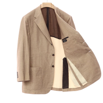 [Used] Sartorio wool angora cashmere tailored jacket, beige [Size 54] [BEI] [A/W] [Condition Rank C] [Men&