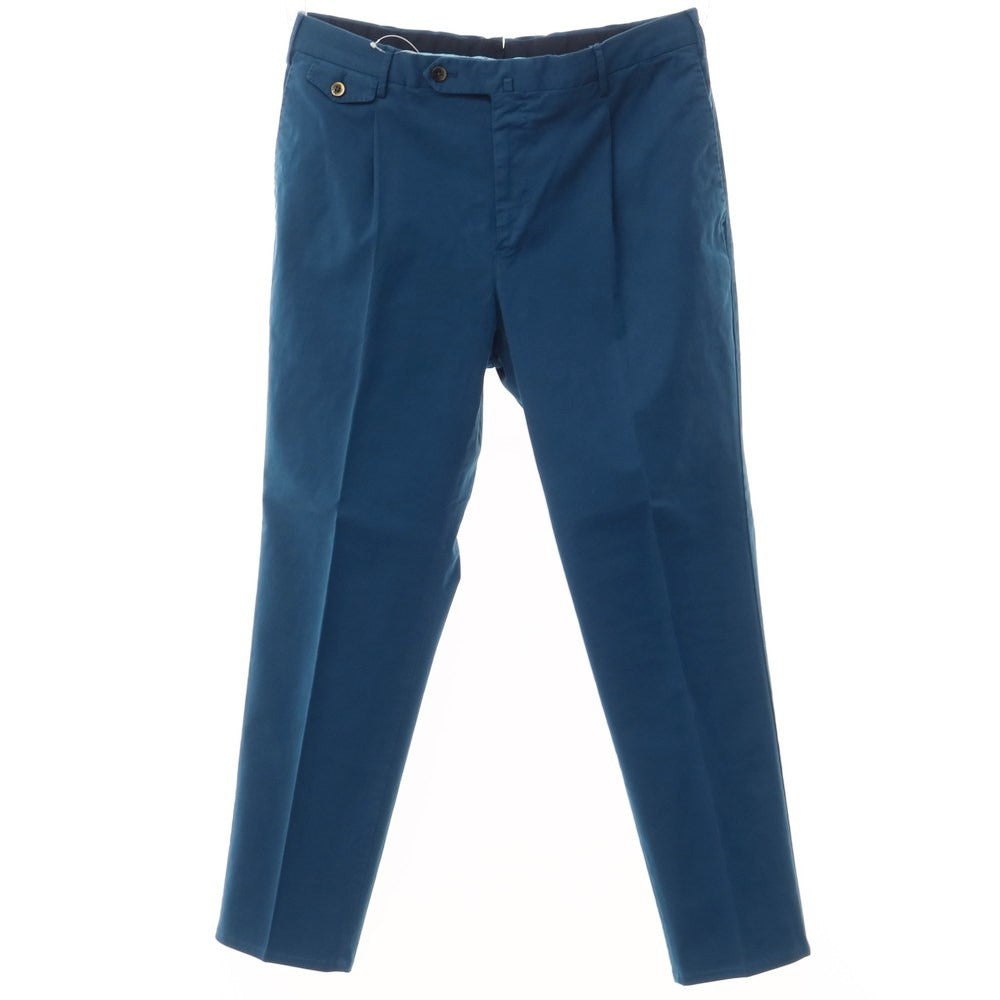 [Used] PT Torino PT TORINO Stretch Cotton Slacks Pants Green Blue [Size 52] [BLU] [S/S] [Condition Rank B] ​​[Men&