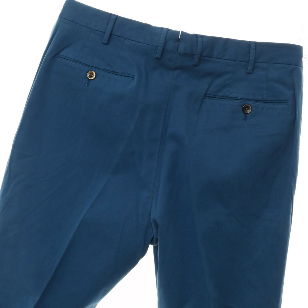 [Used] PT Torino PT TORINO Stretch Cotton Slacks Pants Green Blue [Size 52] [BLU] [S/S] [Condition Rank B] ​​[Men&