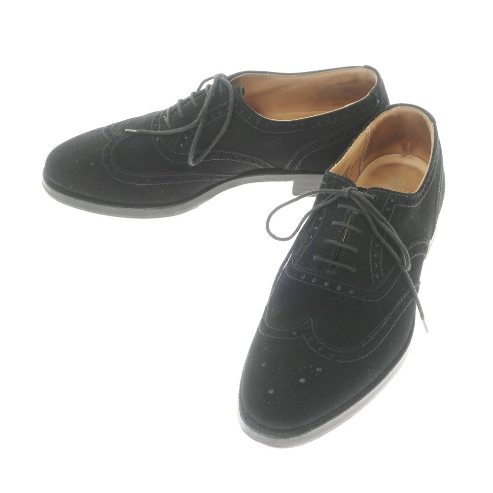 [Used] Crockett &amp;amp; Jones FINSBURY Suede Wingtip Dress Shoes Black [Size 6 E] [BLK] [S/S/A/W] [Condition Rank B] ​​[Men&