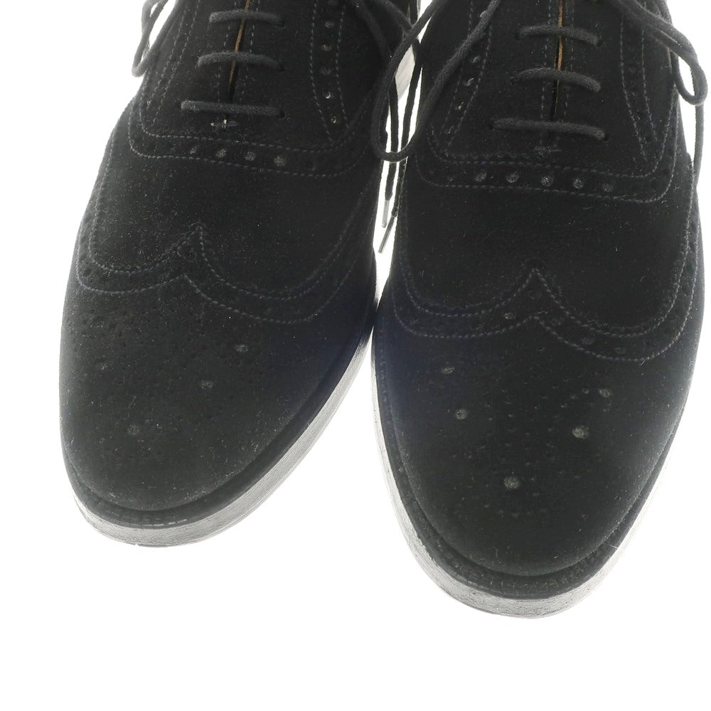 [Used] Crockett &amp;amp; Jones FINSBURY Suede Wingtip Dress Shoes Black [Size 6 E] [BLK] [S/S/A/W] [Condition Rank B] ​​[Men&