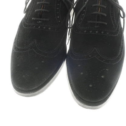 [Used] Crockett &amp;amp; Jones FINSBURY Suede Wingtip Dress Shoes Black [Size 6 E] [BLK] [S/S/A/W] [Condition Rank B] ​​[Men&