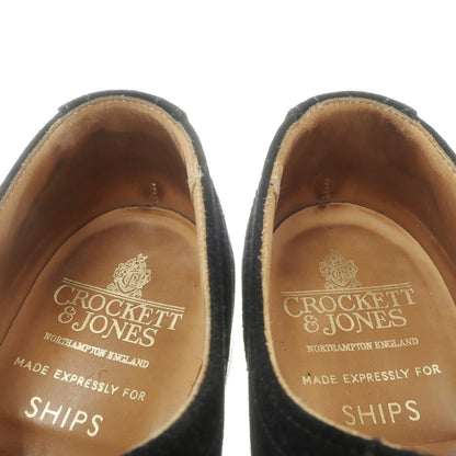[Used] Crockett &amp;amp; Jones FINSBURY Suede Wingtip Dress Shoes Black [Size 6 E] [BLK] [S/S/A/W] [Condition Rank B] ​​[Men&