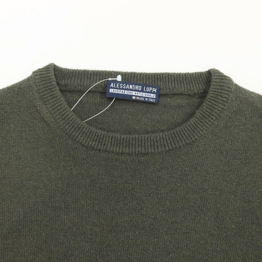 【中古】アレッサンドロルッピ Alessandro Luppi ウールカシミヤ クルーネック ニット ダークグリーン系【サイズ44】【GRN】【A/W】【状態ランクB】【メンズ】【768875】
[EPD]