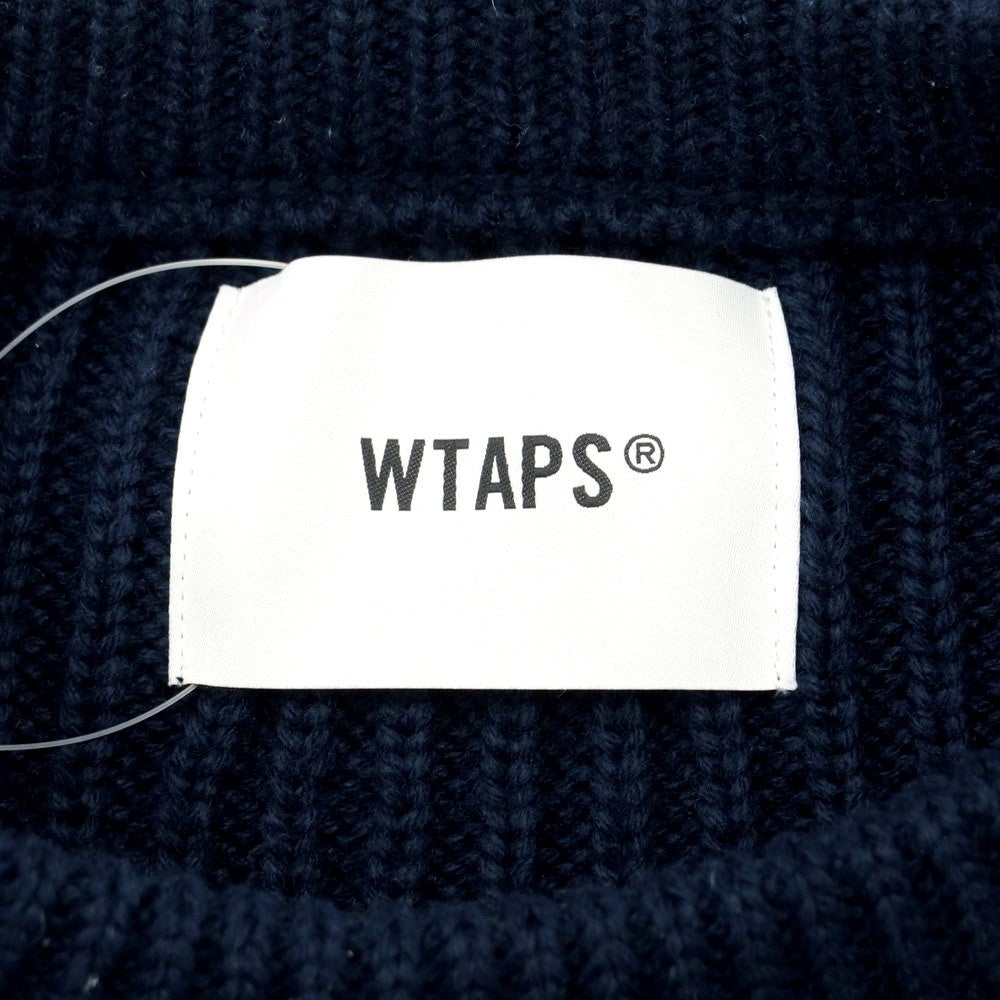 [Used] WTAPS 2022 Fall/Winter Pullover Knit
 Navy [Size 3] [NVY] [A/W] [Condition Rank B] ​​[Men&