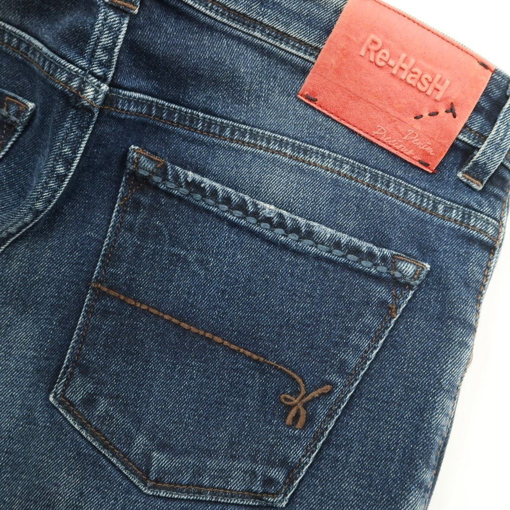 【中古】レアッシュ Re-HasH デニムパンツ
 ネイビー【サイズ32】【NVY】【S/S/A/W】【状態ランクB】【メンズ】
【769690】 DPD