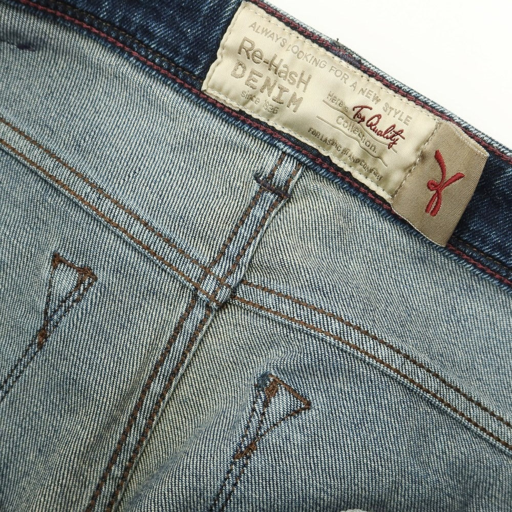 【中古】レアッシュ Re-HasH デニムパンツ
 ネイビー【サイズ32】【NVY】【S/S/A/W】【状態ランクB】【メンズ】
【769690】 DPD