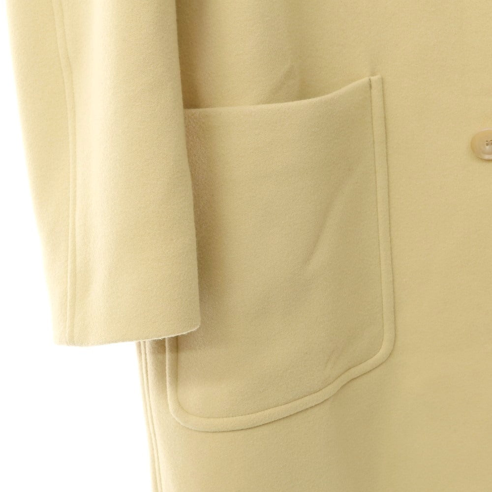 [Used] AURALEE 2021 Autumn/Winter Wool Balmacaan Coat Yellow Beige [Size 4] [BEI] [A/W] [Condition Rank B] ​​[Men&