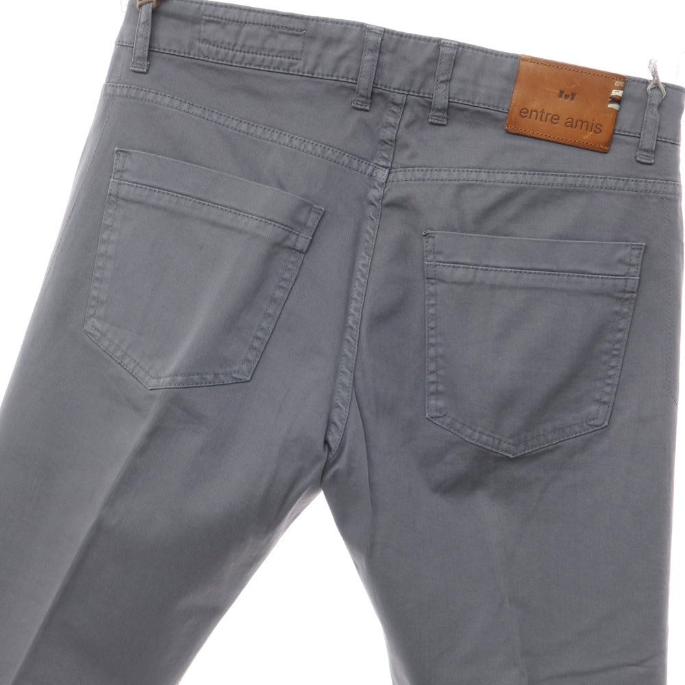 [Used] ENTRE AMIS Stretch Cotton 5 Pocket Pants Cool Gray [Size 32] [GRY] [S/S] [Condition Rank B] ​​[Men&