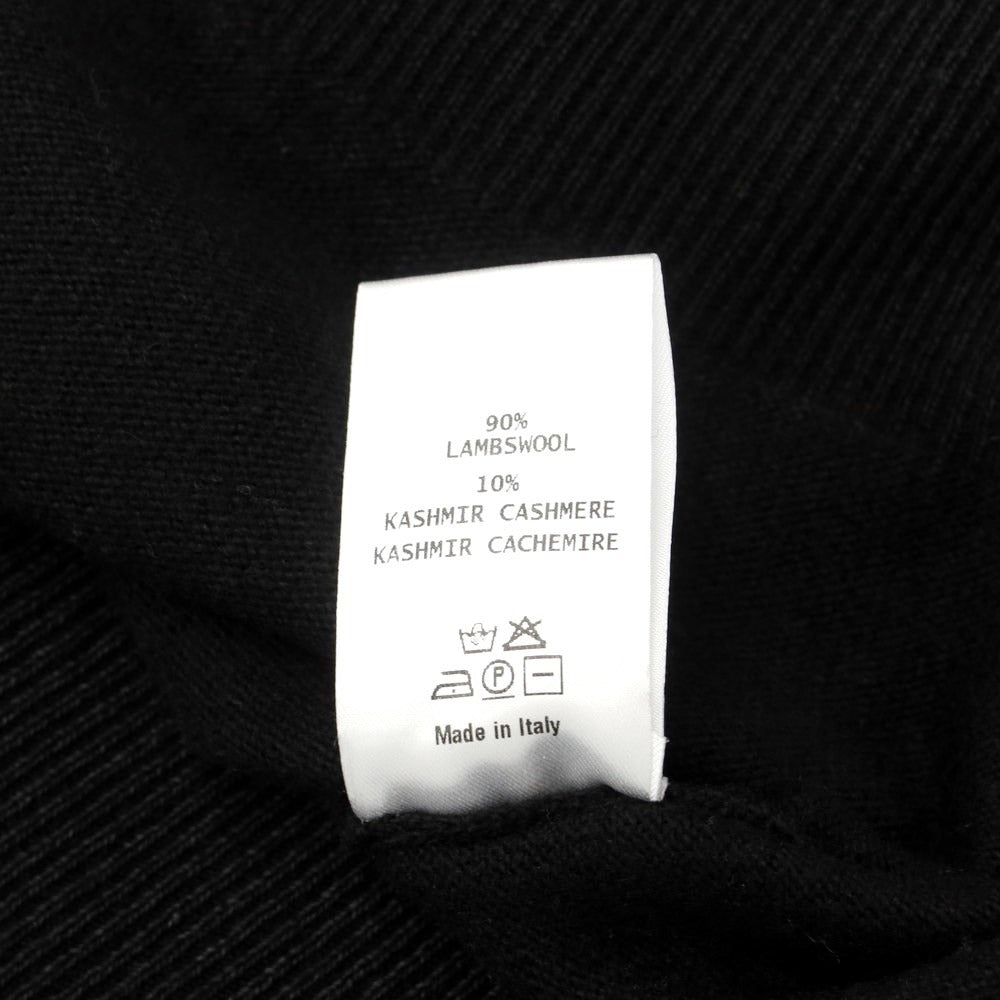 [Used] Zanieri wool cashmere crew neck knit black [Size S/48] [BLK] [A/W] [Condition rank B] ​​[Men&