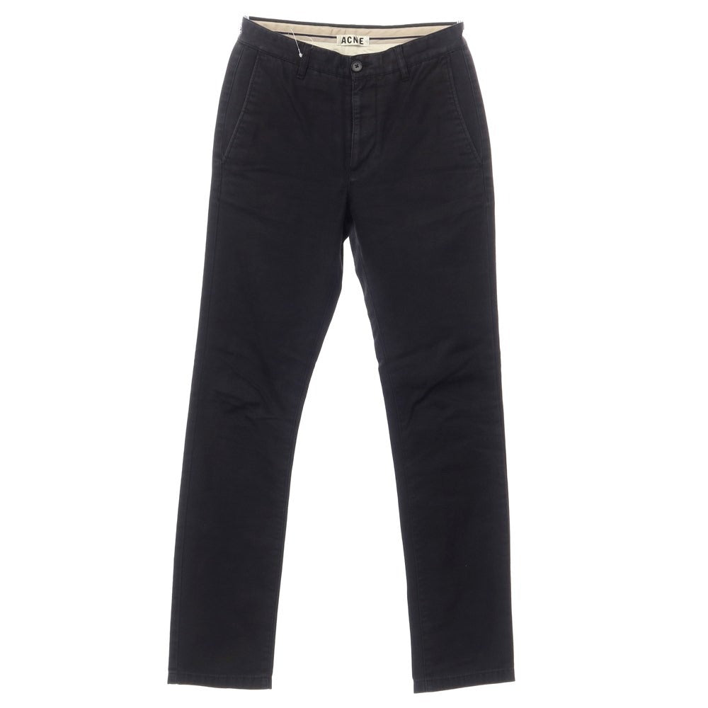 [Used] Acne Stretch Cotton Chino Pants Black [Size 46] [BLK] [S/S/A/W] [Condition Rank C] [Men&