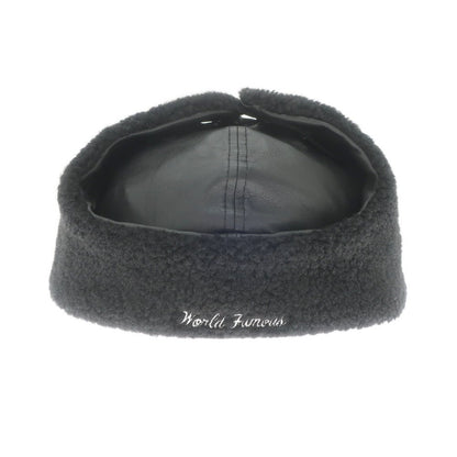 【中古】シュプリーム Supreme 2022年秋冬 Leather Earflap Box Logo New Era キャップ
 ブラック【サイズ7 5/8】【BLK】【A/W】【状態ランクD】【メンズ】
【769598】 APD