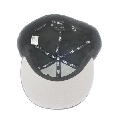 【中古】シュプリーム Supreme 2022年秋冬 Leather Earflap Box Logo New Era キャップ
 ブラック【サイズ7 5/8】【BLK】【A/W】【状態ランクD】【メンズ】
【769598】 APD