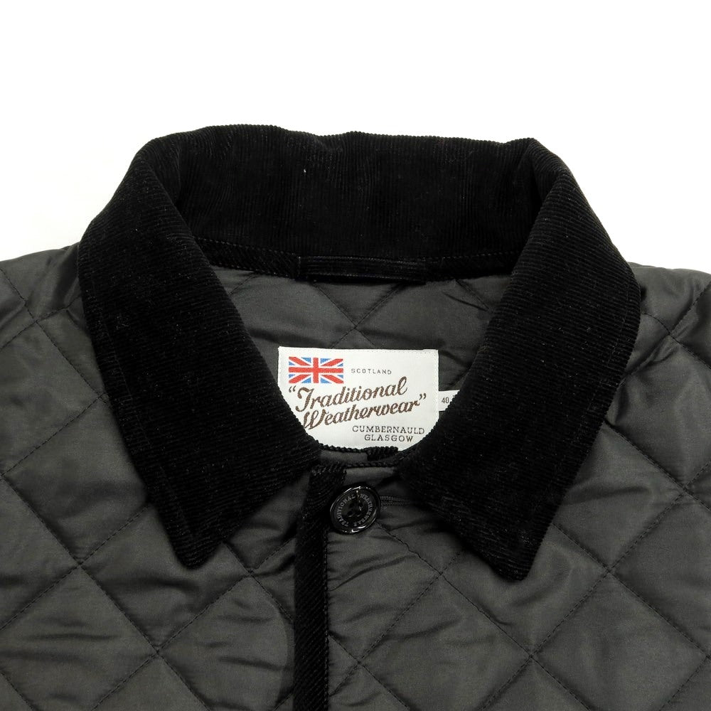 [Used] Traditional Weatherwear URBAN RESERCH exclusive roberton short quilted blouson black [size 40] [BLK] [A/W] [Condition rank A] [Men&