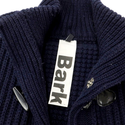 [Used] BARK low gauge wool nylon knit duffle coat, navy [size S] [navy] [A/W] [condition rank C] [men&