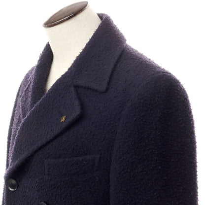 [Used] TAGLIATORE wool nylon polo coat, navy [size 48] [NVY] [A/W] [Condition rank B] ​​[Men&