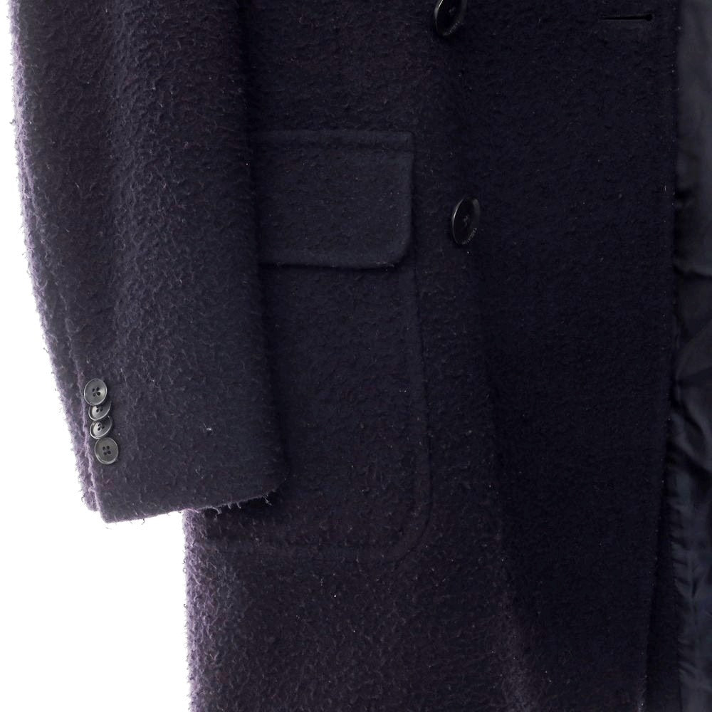 [Used] TAGLIATORE wool nylon polo coat, navy [size 48] [NVY] [A/W] [Condition rank B] ​​[Men&