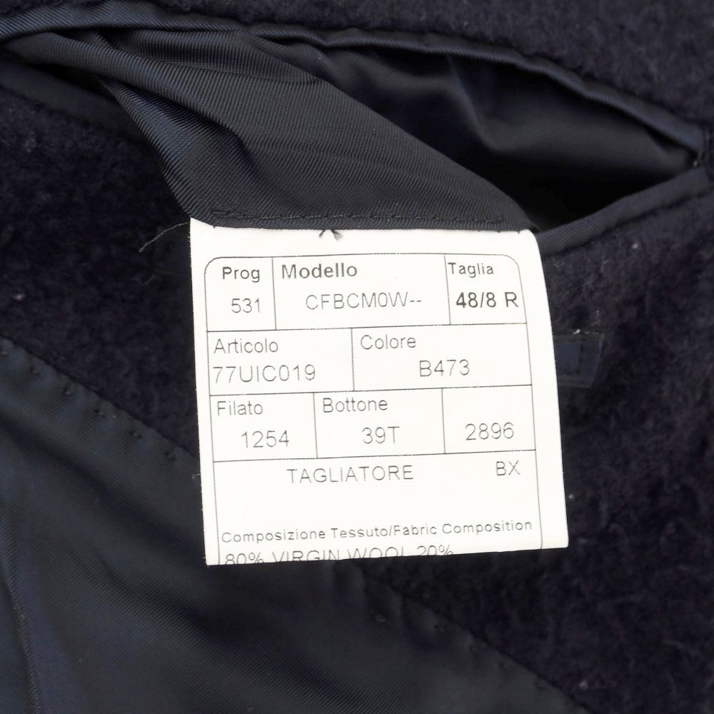 [Used] TAGLIATORE wool nylon polo coat, navy [size 48] [NVY] [A/W] [Condition rank B] ​​[Men&