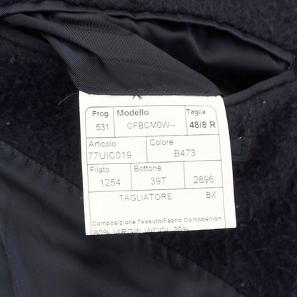 [Used] TAGLIATORE wool nylon polo coat, navy [size 48] [NVY] [A/W] [Condition rank B] ​​[Men&