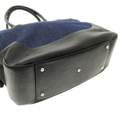 【中古】ペッレモルビダ PELLE MORBIDA ユニバーサルランゲージ別注 トートバッグ
 ネイビーxブラック【W48xH32xD13】【NVY】【S/S/A/W】【状態ランクB】【メンズ】
【769493】