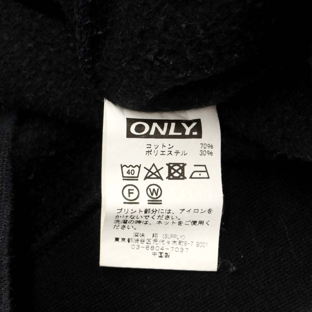 【中古】オンリーニューヨーク ONLY NY コットンポリエステル プルオーバー パーカー ブラック【サイズM】【BLK】【A/W】【状態ランクC】【メンズ】【769096】