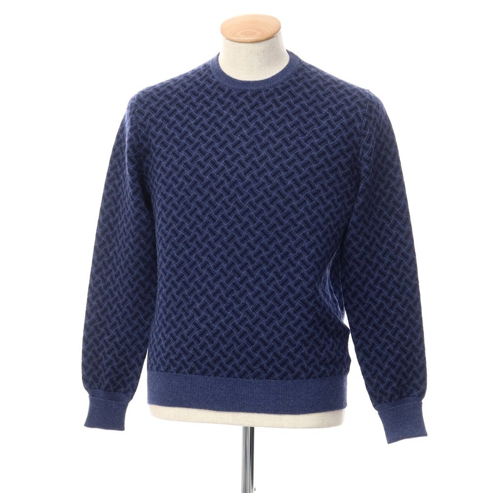 [Used] Drumohr Cashmere Crew Neck Pullover Knit Navy [Size 46] [NVY] [A/W] [Condition Rank A] [Men&