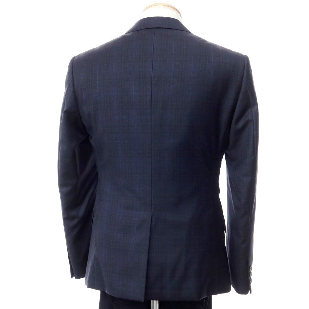 [Used] GLOBAL STYLE Check wool 2-button suit Navy x blue [Size not specified (approximately M)] [NVY] [A/W] [Condition rank B] ​​[Men&