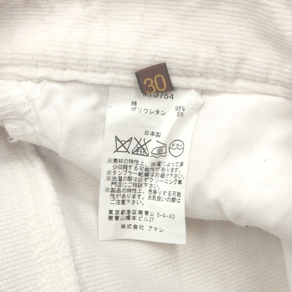 【中古】ノティファイ Notify コーデュロイパンツ
 アイボリー【サイズ30】【WHT】【A/W】【状態ランクD】【メンズ】
【769689】 APD