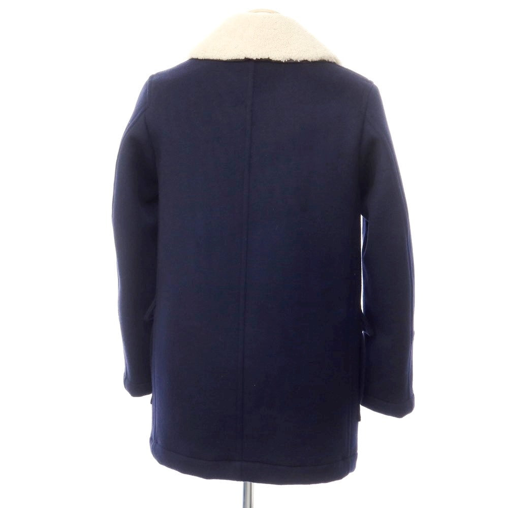 [Used] Journeyman Melton Wool Boa Field Coat Navy [Size S] [NVY] [A/W] [Condition Rank A] [Men&