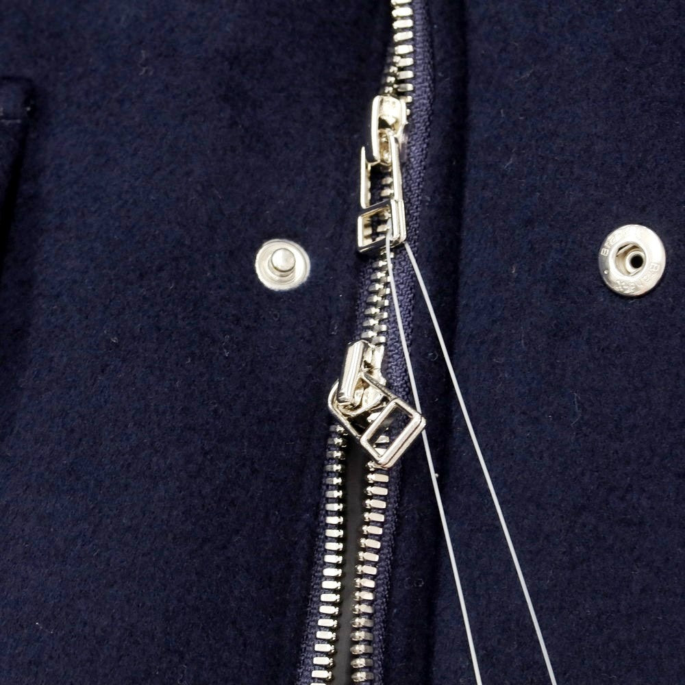 [Used] Journeyman Melton Wool Boa Field Coat Navy [Size S] [NVY] [A/W] [Condition Rank A] [Men&