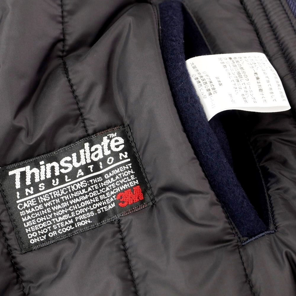[Used] Journeyman Melton Wool Boa Field Coat Navy [Size S] [NVY] [A/W] [Condition Rank A] [Men&