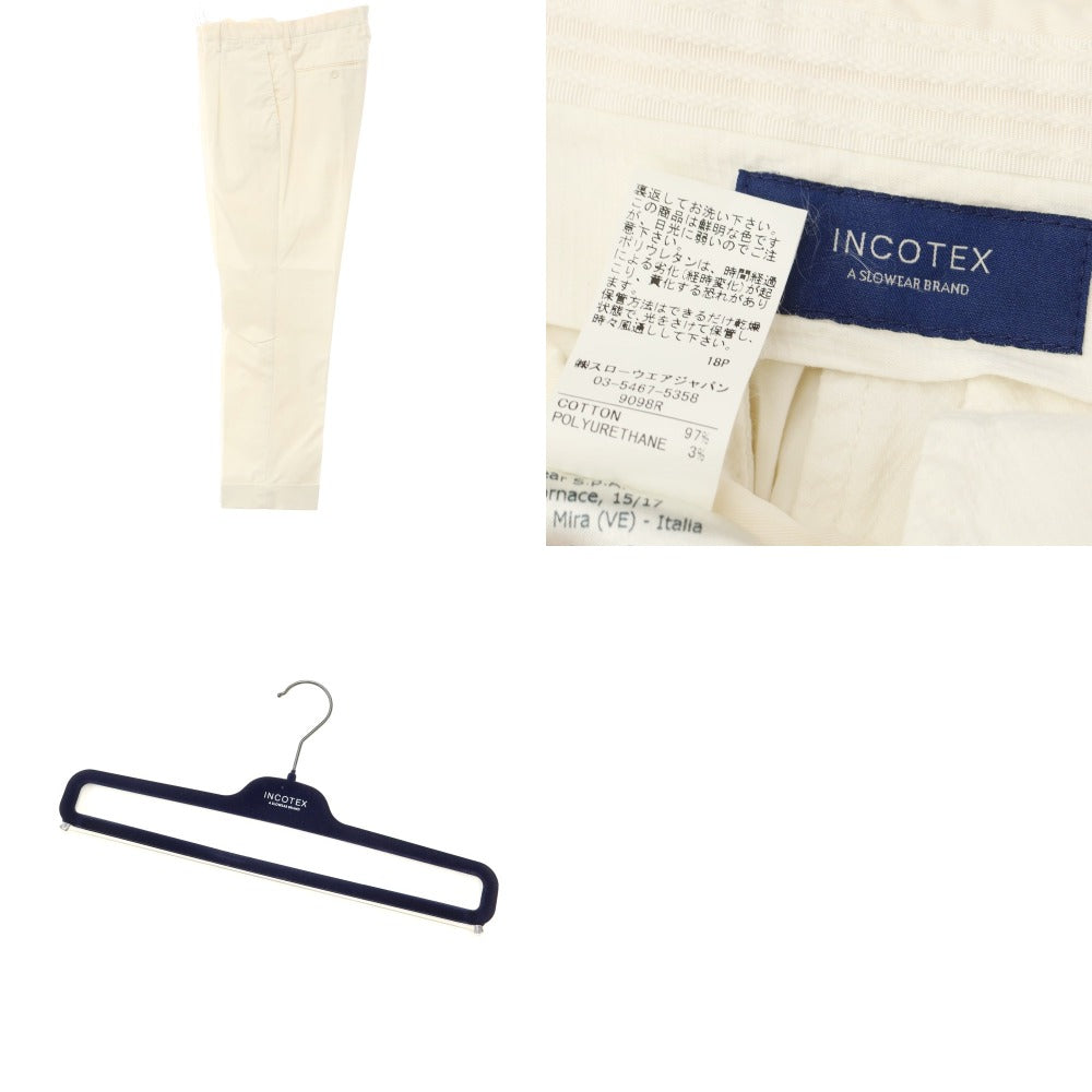 【中古】インコテックス INCOTEX カジュアルスラックスパンツ
 アイボリー【サイズ44】【WHT】【S/S】【状態ランクD】【メンズ】
【769481】 BPD