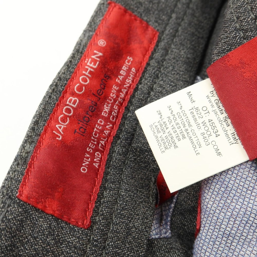 [Used] JACOB COHEN J622 Cotton Polyester Wool Casual Slacks Pants Dark Gray [Size 28] [GRY] [A/W] [Condition Rank B] ​​[Men&