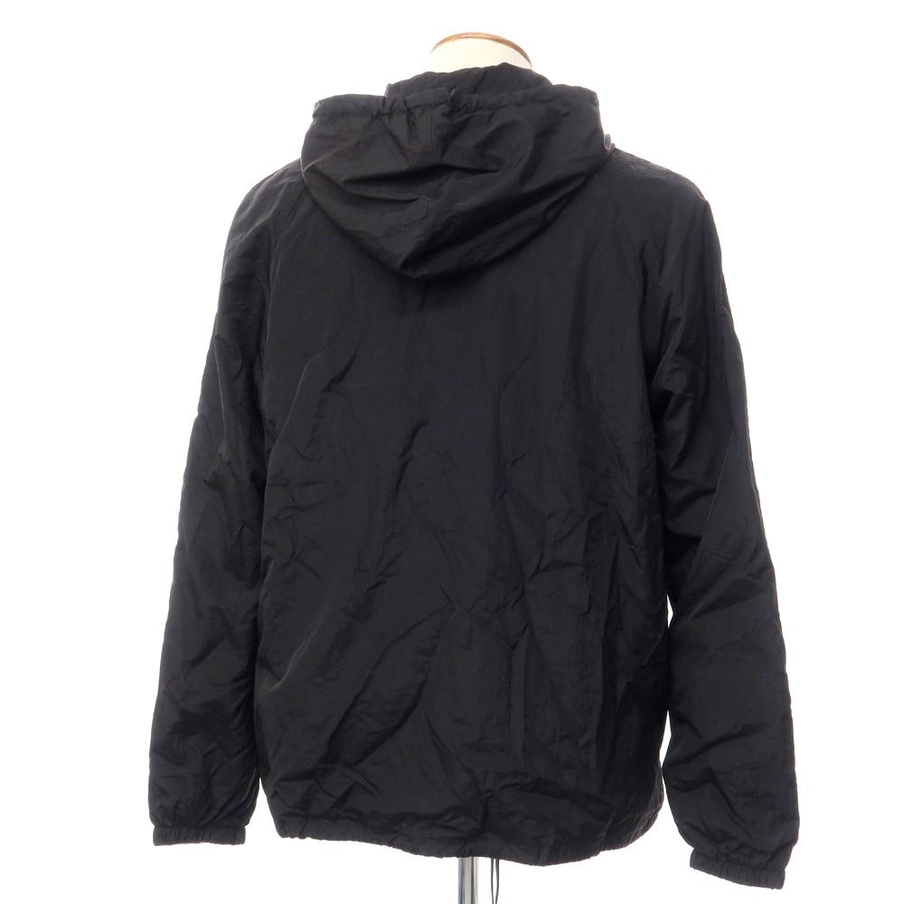 [Used] Diadora Nylon Zip-up Hooded Shell Jacket Black [Size M] [BLK] [S/S] [Condition Rank A] [Men&