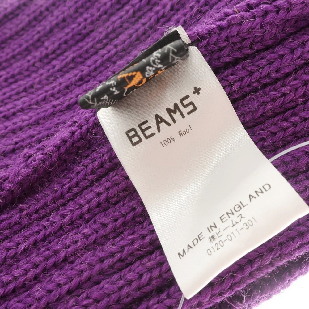 [Used] BEAMS+ Wool Knit Cap Purple [PUP] [A/W] [Condition Rank B] ​​[Men&