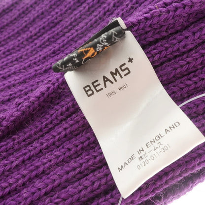 [Used] BEAMS+ Wool Knit Cap Purple [PUP] [A/W] [Condition Rank B] ​​[Men&