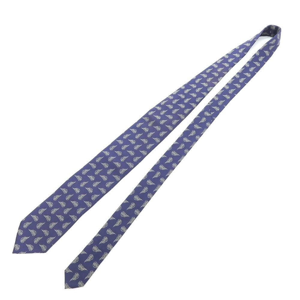 【中古】タイユアタイ TIE YOUR TIE 小紋柄ネクタイ
 ネイビーxライム【NVY】【S/S/A/W】【状態ランクB】【メンズ】
【769783】