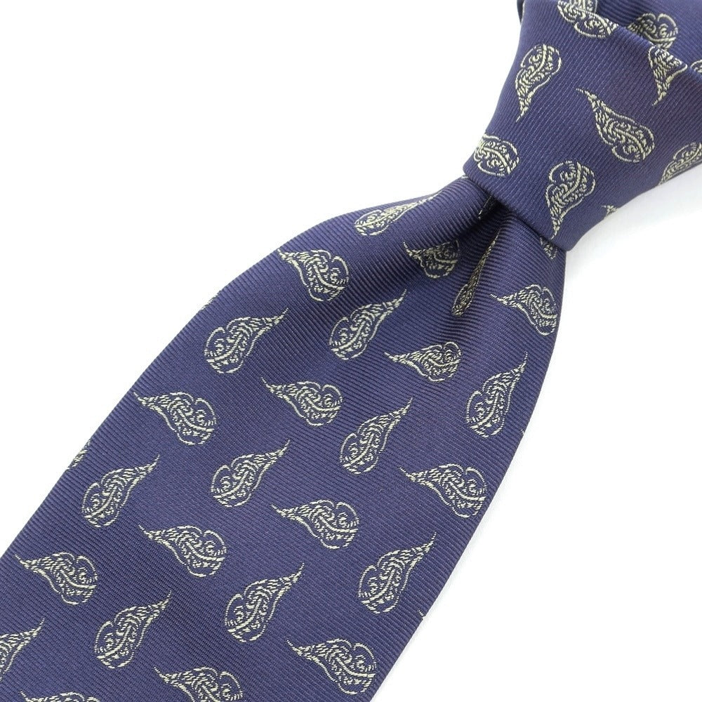 【中古】タイユアタイ TIE YOUR TIE 小紋柄ネクタイ
 ネイビーxライム【NVY】【S/S/A/W】【状態ランクB】【メンズ】
【769783】
