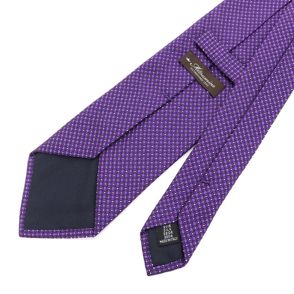 [Used] Mitsumine 3-fold silk tie, purple [PUP] [S/S/A/W] [Condition rank B] ​​[Men&