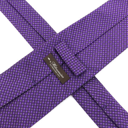 [Used] Mitsumine 3-fold silk tie, purple [PUP] [S/S/A/W] [Condition rank B] ​​[Men&