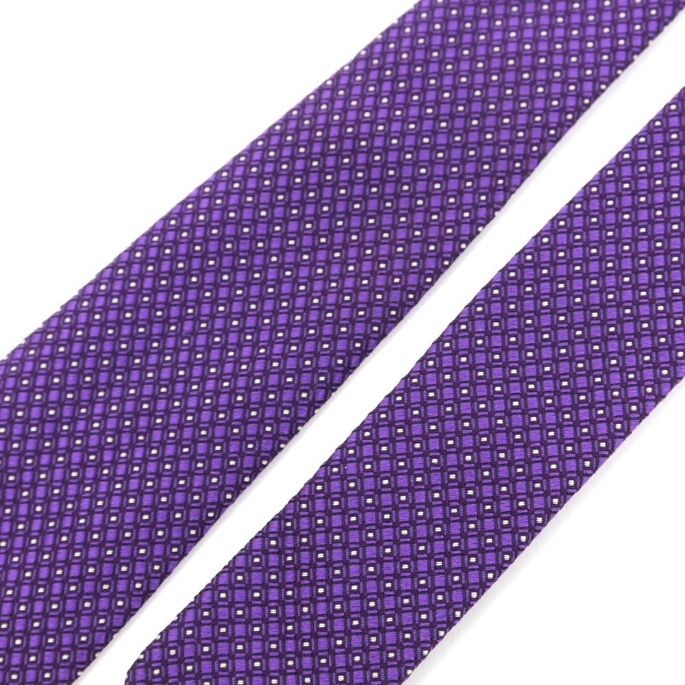 [Used] Mitsumine 3-fold silk tie, purple [PUP] [S/S/A/W] [Condition rank B] ​​[Men&