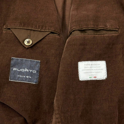 [Used] FUGATO Corduroy Casual Jacket Brown [Size 48] [BRW] [A/W] [Condition Rank C] [Men&