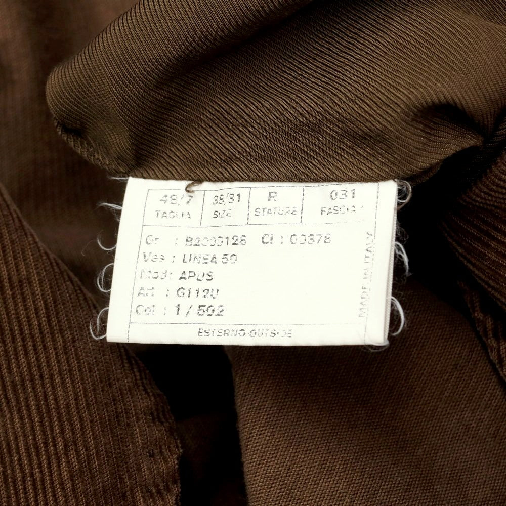 [Used] FUGATO Corduroy Casual Jacket Brown [Size 48] [BRW] [A/W] [Condition Rank C] [Men&