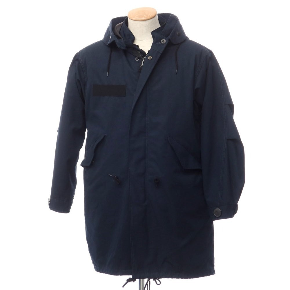 [Used] 417byEDIFICE Polyester cotton mod coat with liner, navy [Size S] [NVY] [A/W] [Condition rank B] ​​[Men&