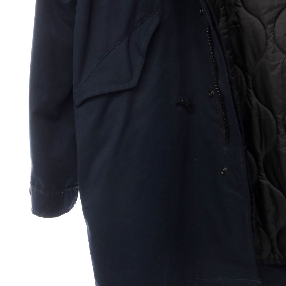 [Used] 417byEDIFICE Polyester cotton mod coat with liner, navy [Size S] [NVY] [A/W] [Condition rank B] ​​[Men&